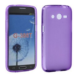 Samsung Galaxy Avant G386 TPU Gel Soft Case (Purple)